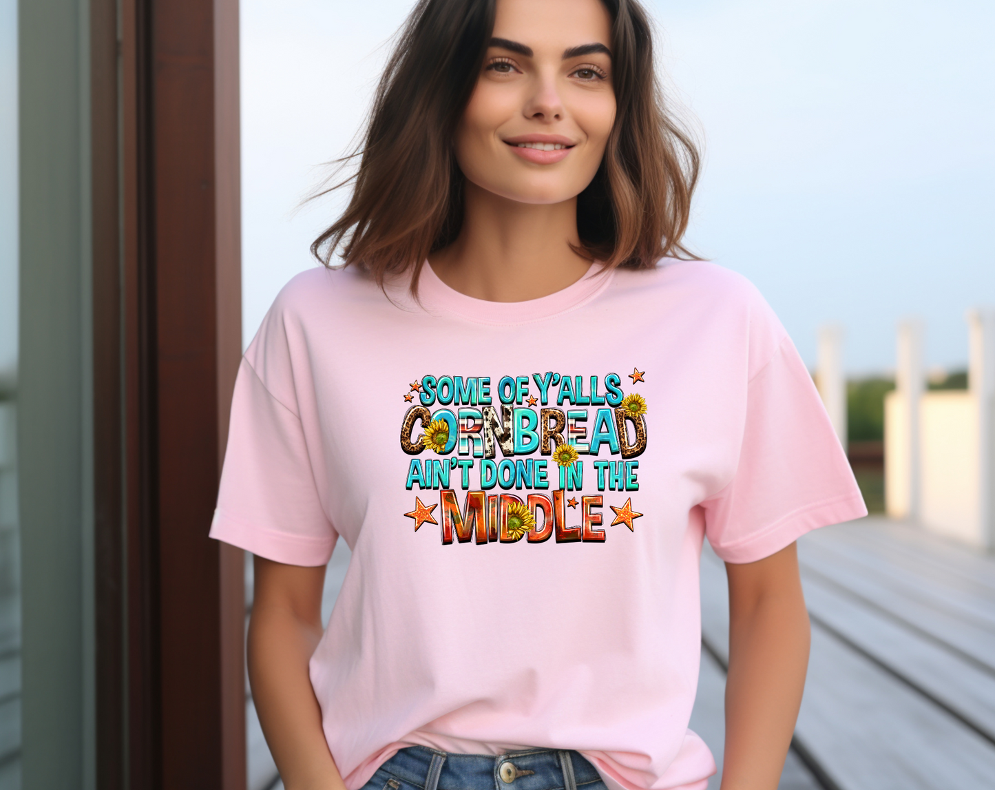 Some Of Y'all's Cornbread Ain't Done Cornbread T-Shirt
