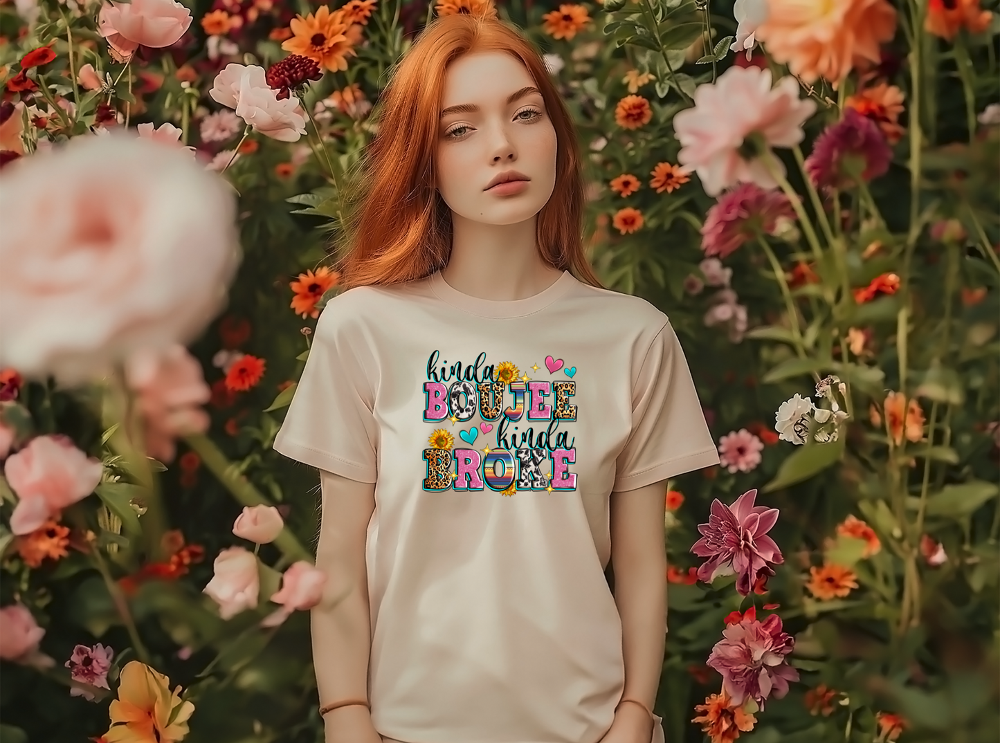 Kinda Boujee Kinda Broke T-Shirt