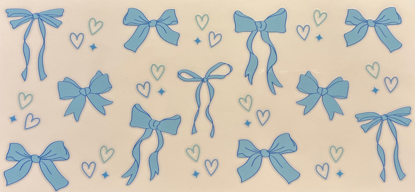 Blue Bows & Hearts