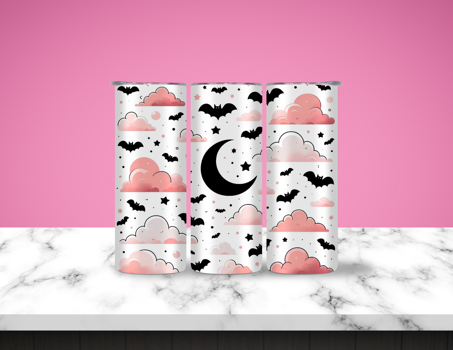 Pretty Spooky Night 20 oz Skinny Tumbler