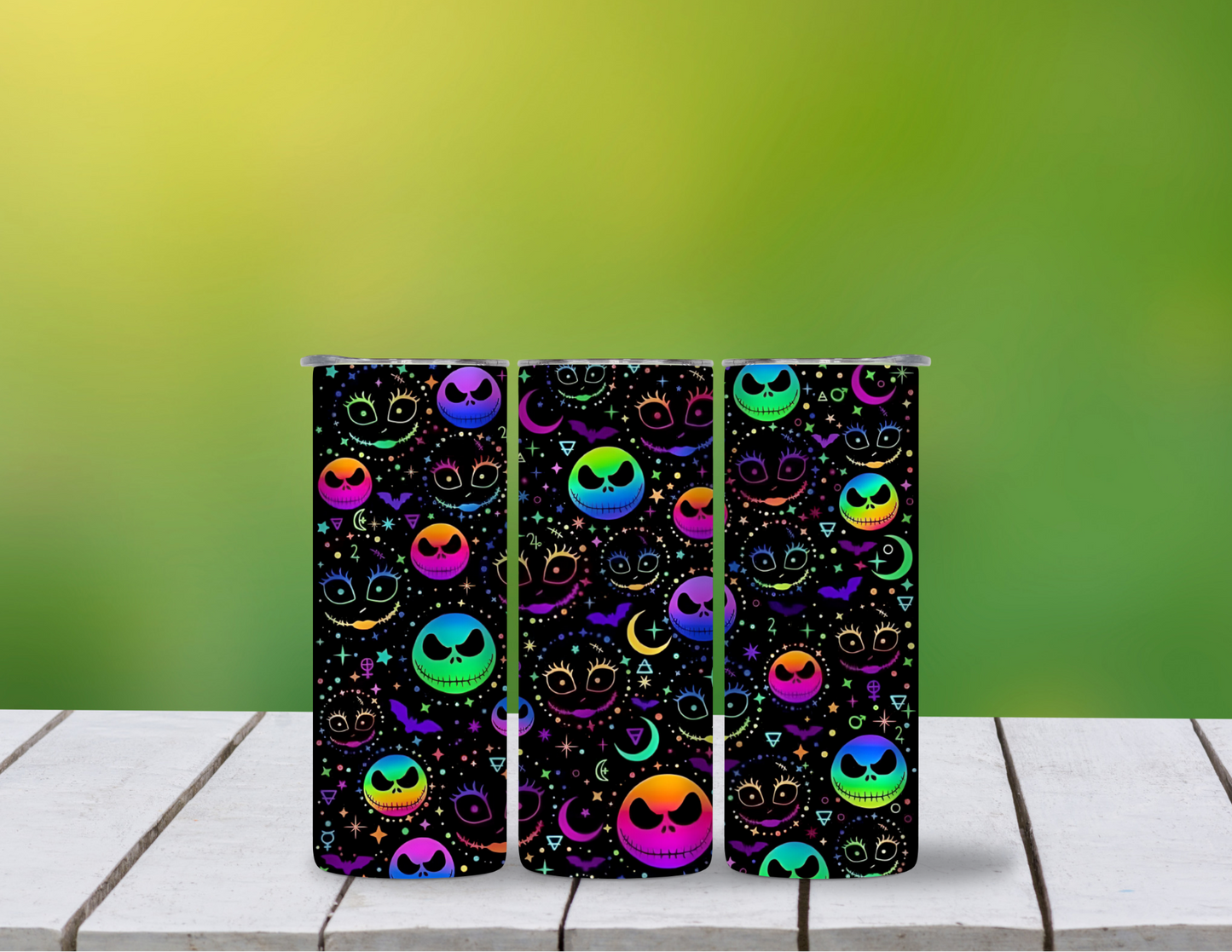 Neon Nightmare 20 oz Skinny Tumbler