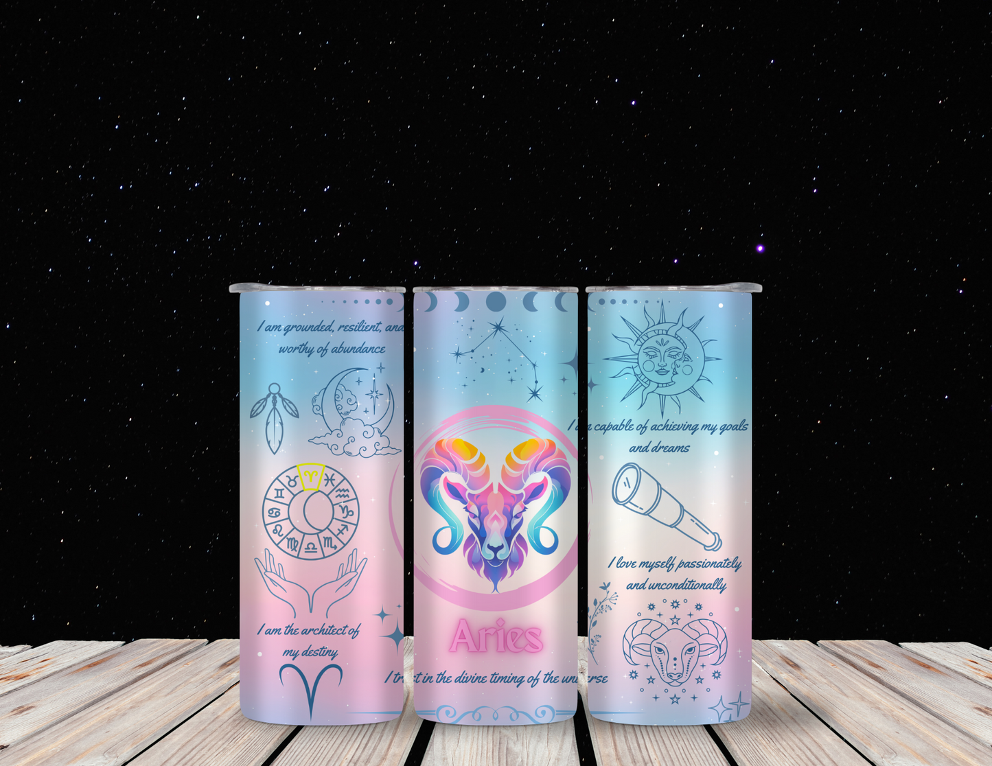 Aries 20oz Skinny Tumbler