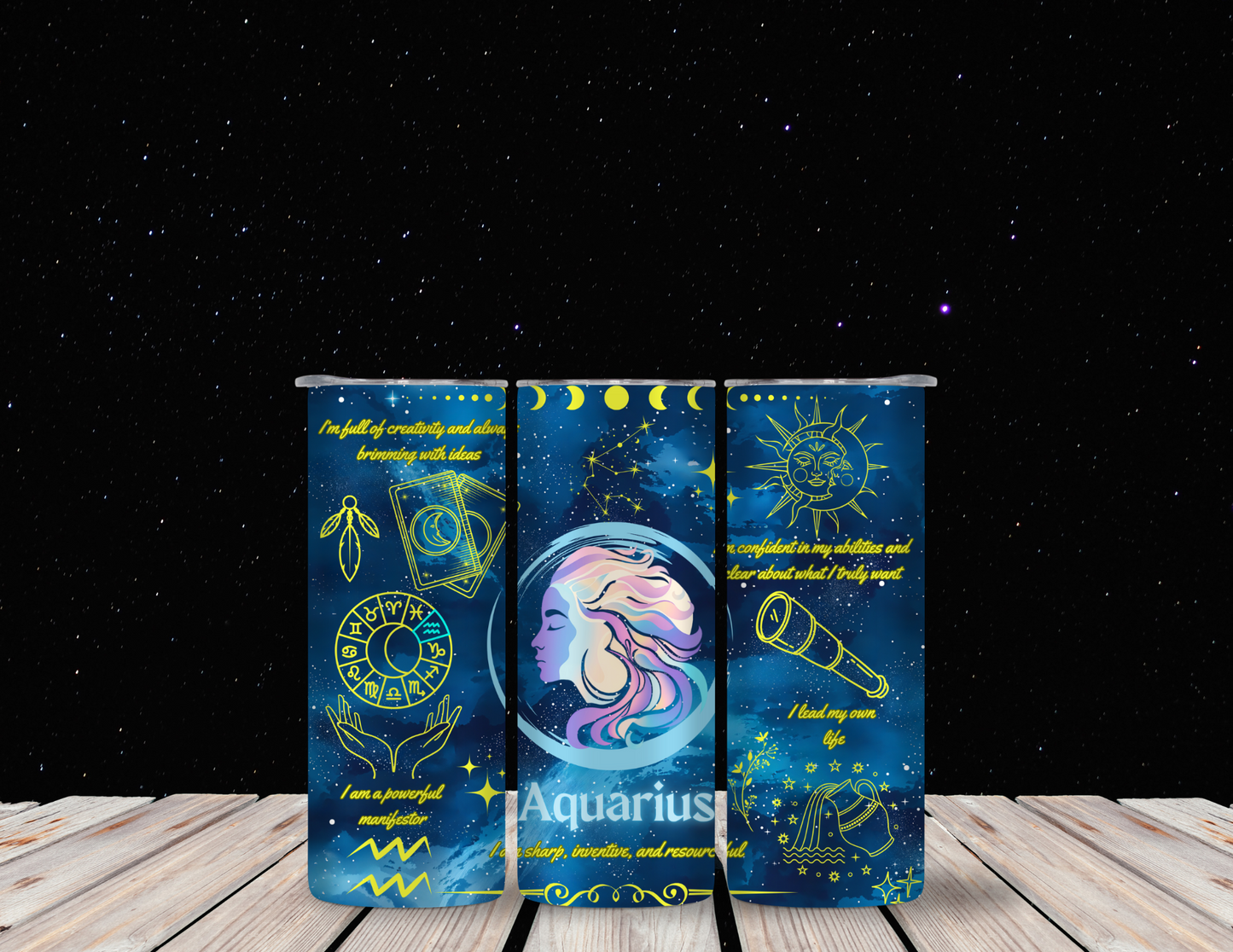 Aquarius 20oz Skinny Tumbler