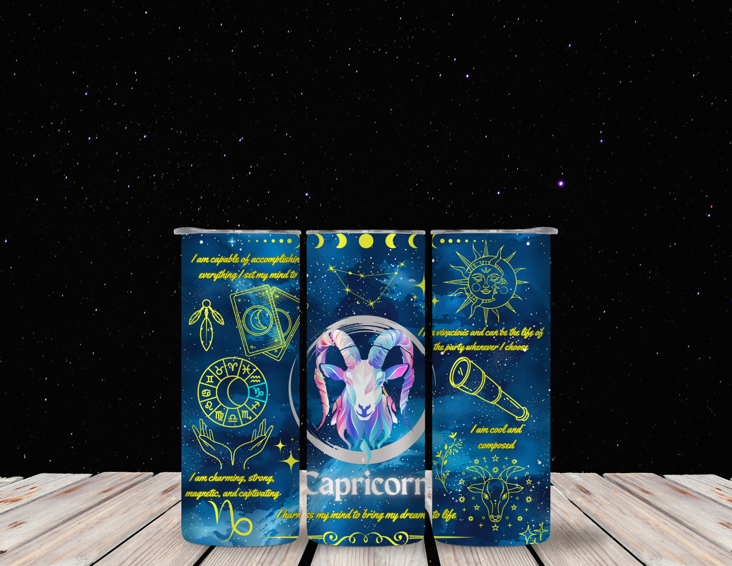Capricorn 20oz Skinny Tumblers