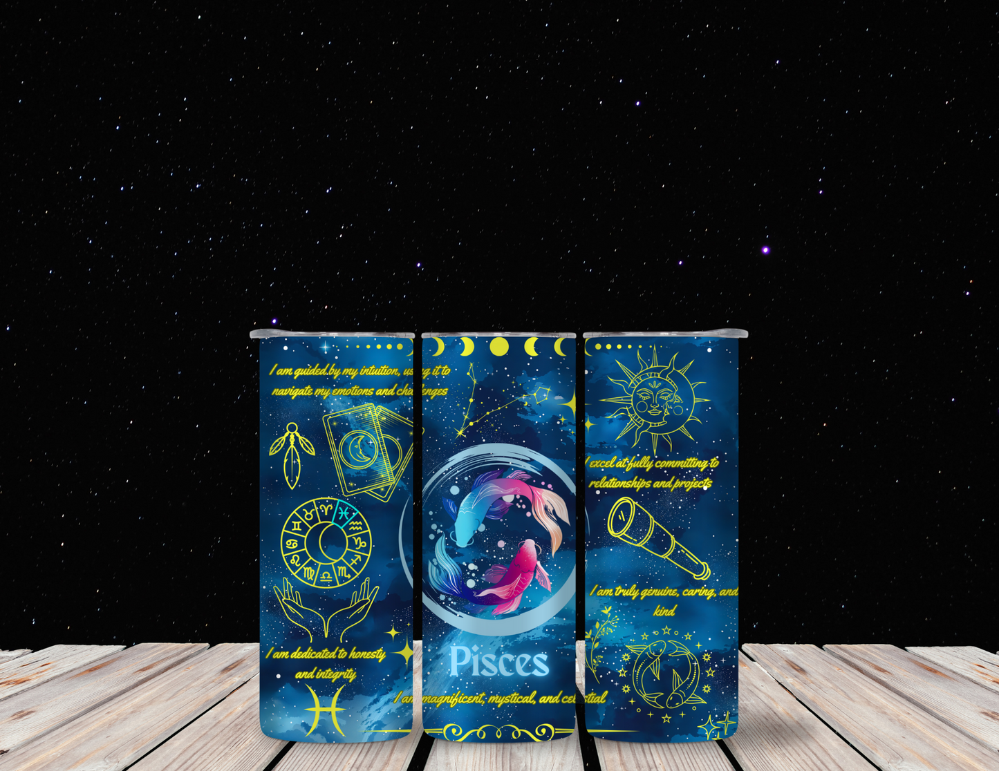 Pisces 20oz Skinny Tumbler
