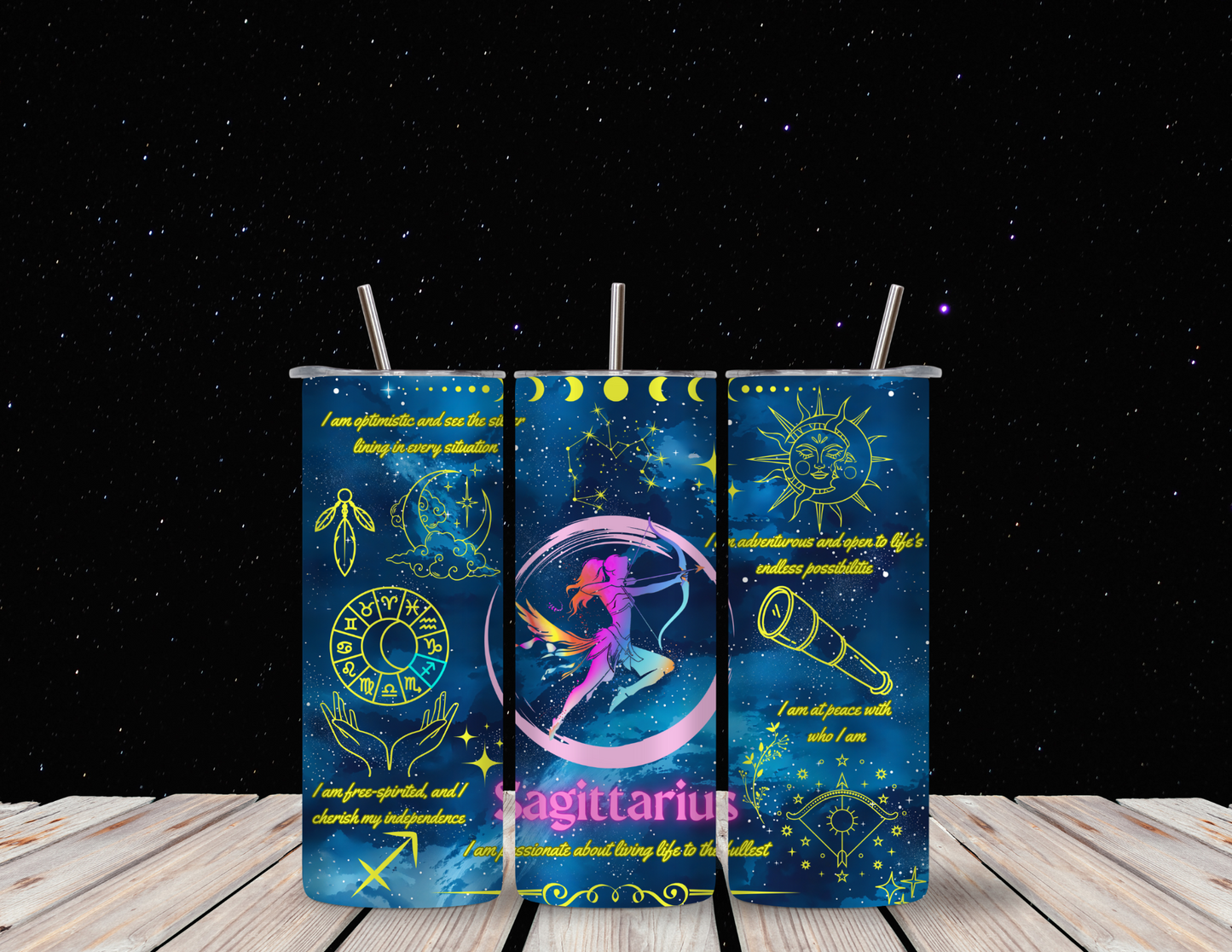 Sagittarius 20oz Skinny Tumbler