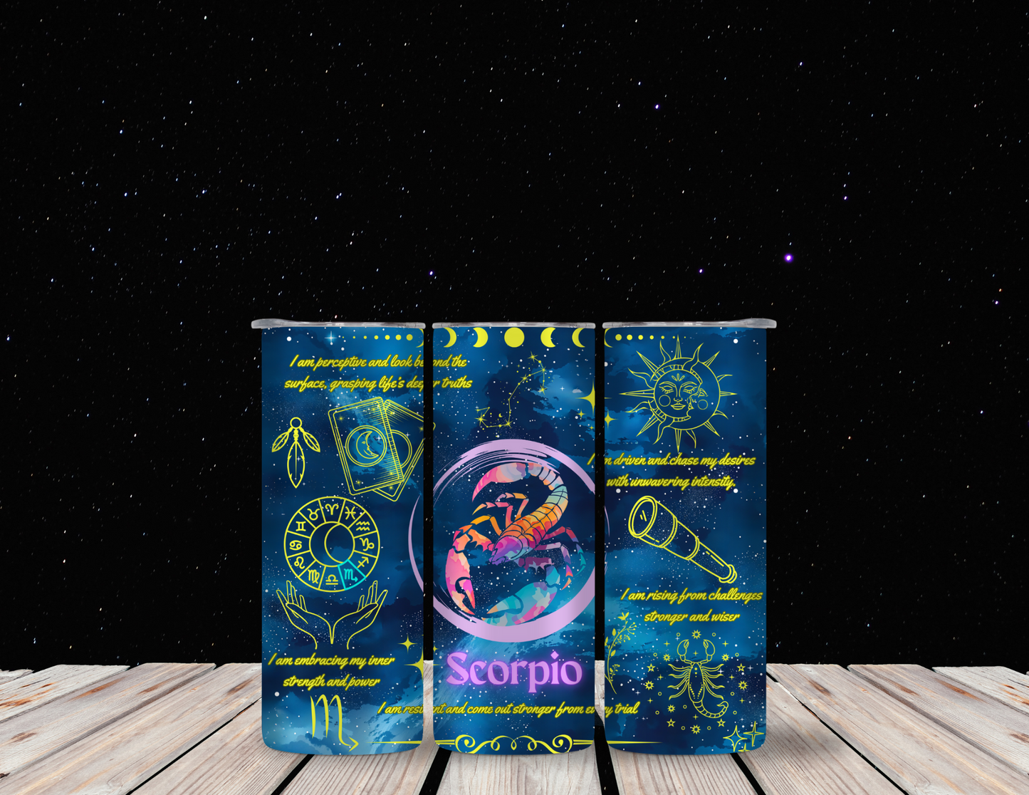 Scorpio 20oz Skinny Tumbler