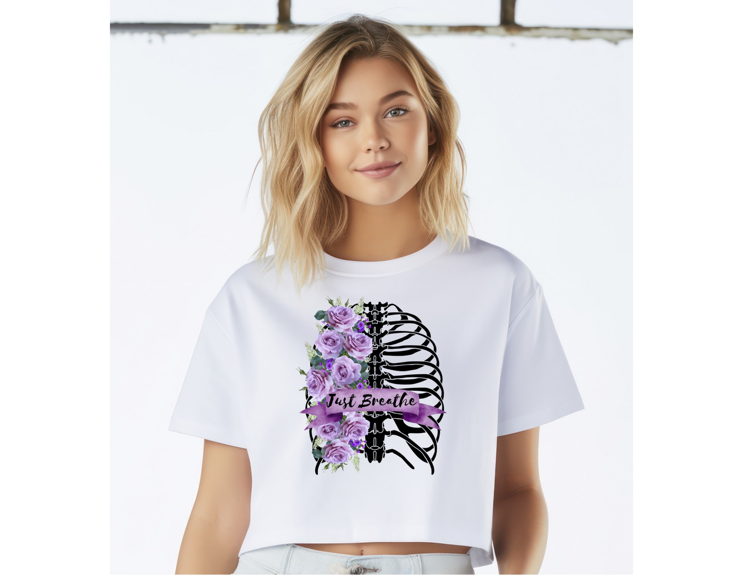 Just Breath Rib Cage Crop Top
