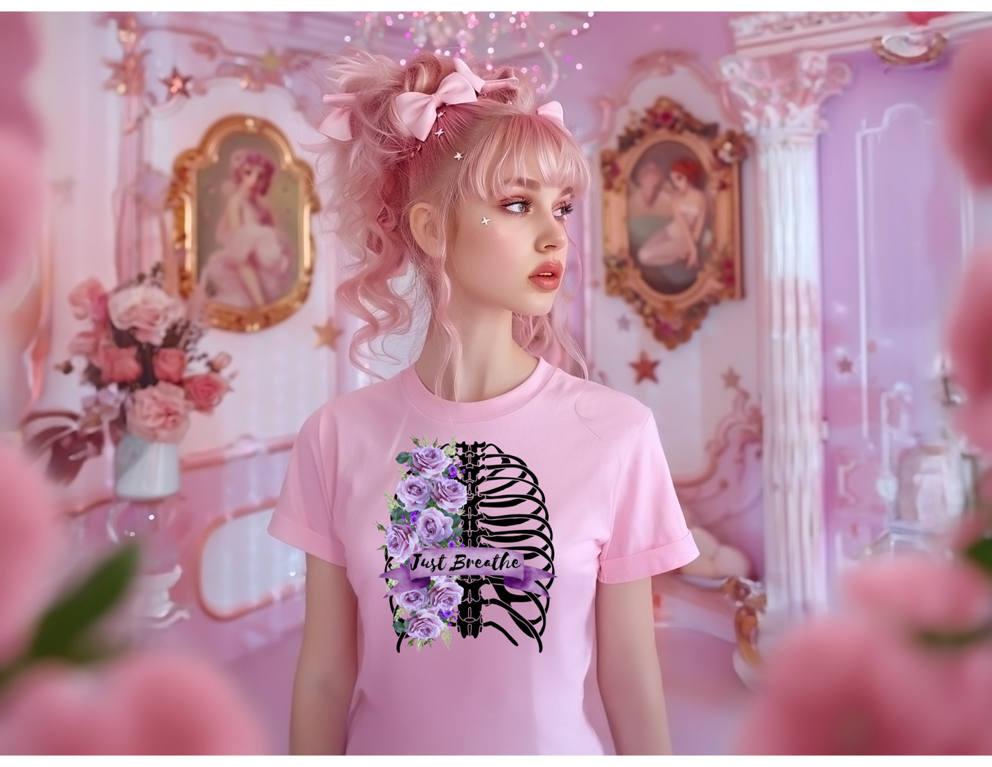 Just Breath Rib Cage T-Shirt