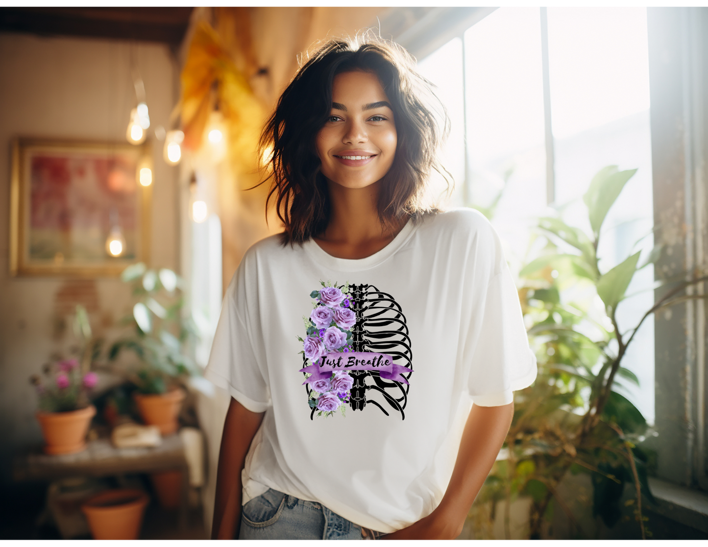 Just Breath Rib Cage T-Shirt