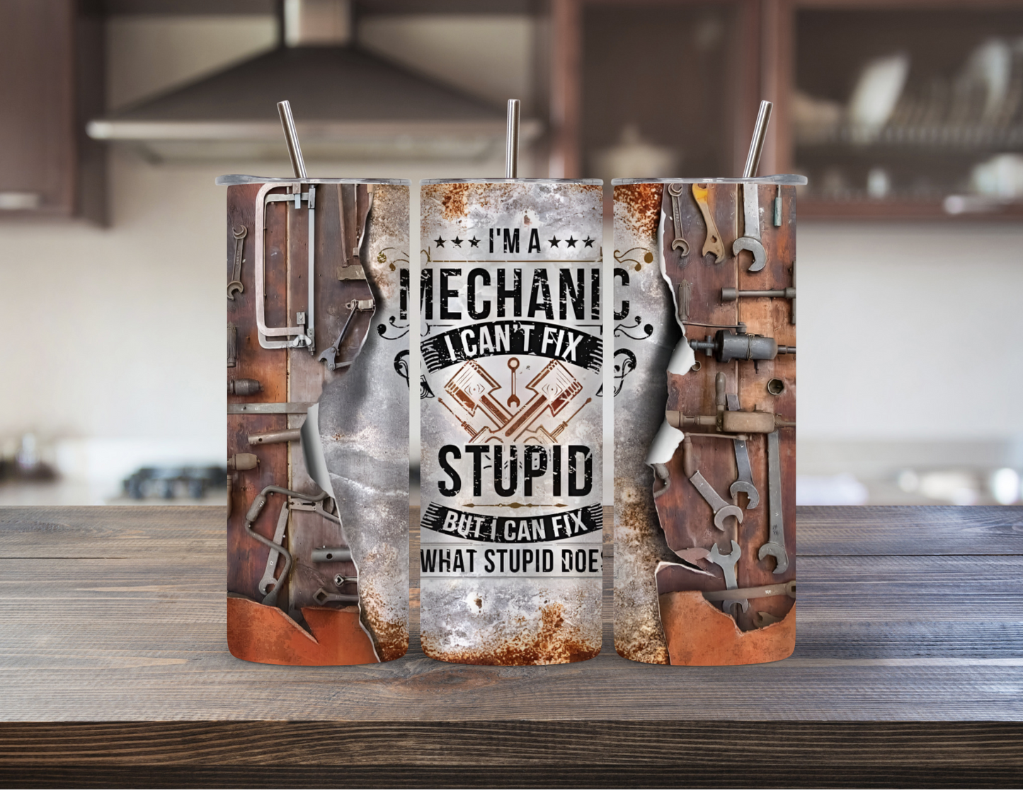 Mechanic 20 oz Skinny Tumbler