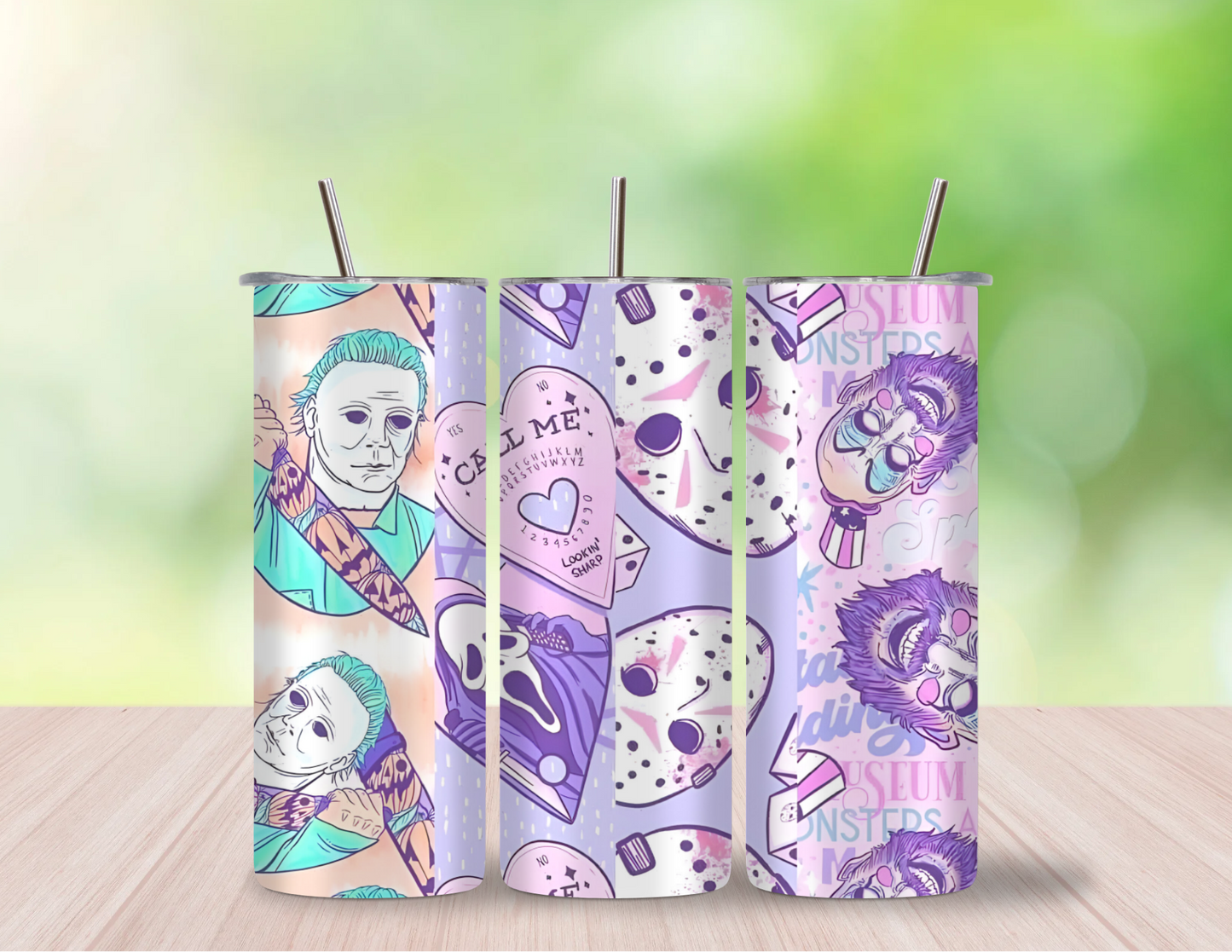 Pastel Horror 20 oz Skinny Tumbler