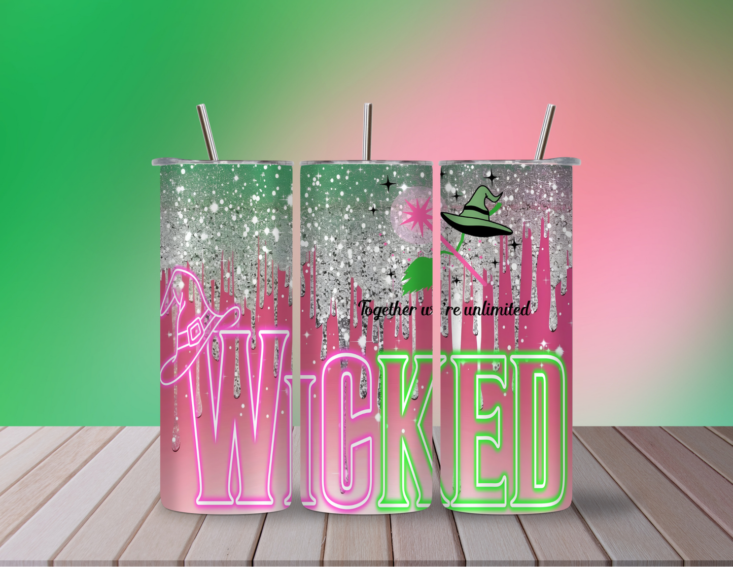 Wickedly Beautiful 20 oz Skinny Tumbler