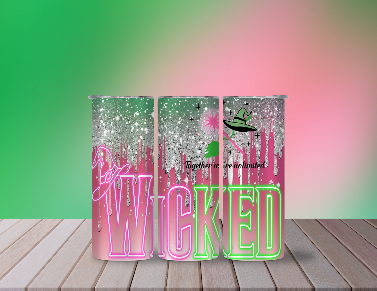 Wickedly Beautiful 20 oz Skinny Tumbler