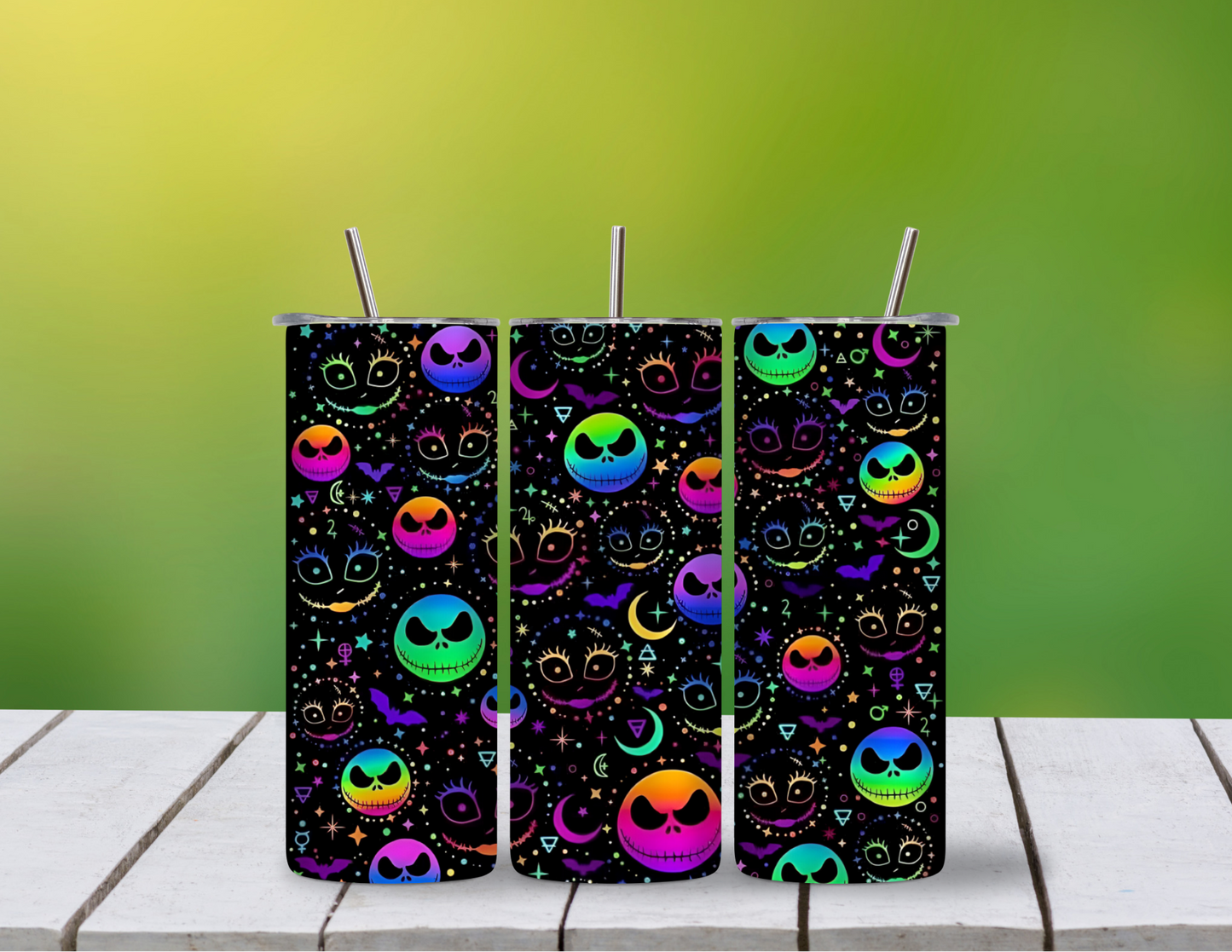 Neon Nightmare 20 oz Skinny Tumbler