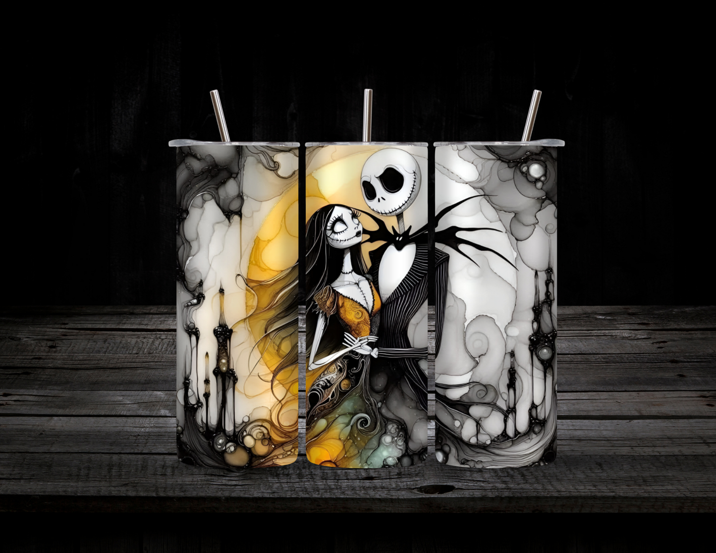 Love By Candlelight 20 oz Skinny Tumbler