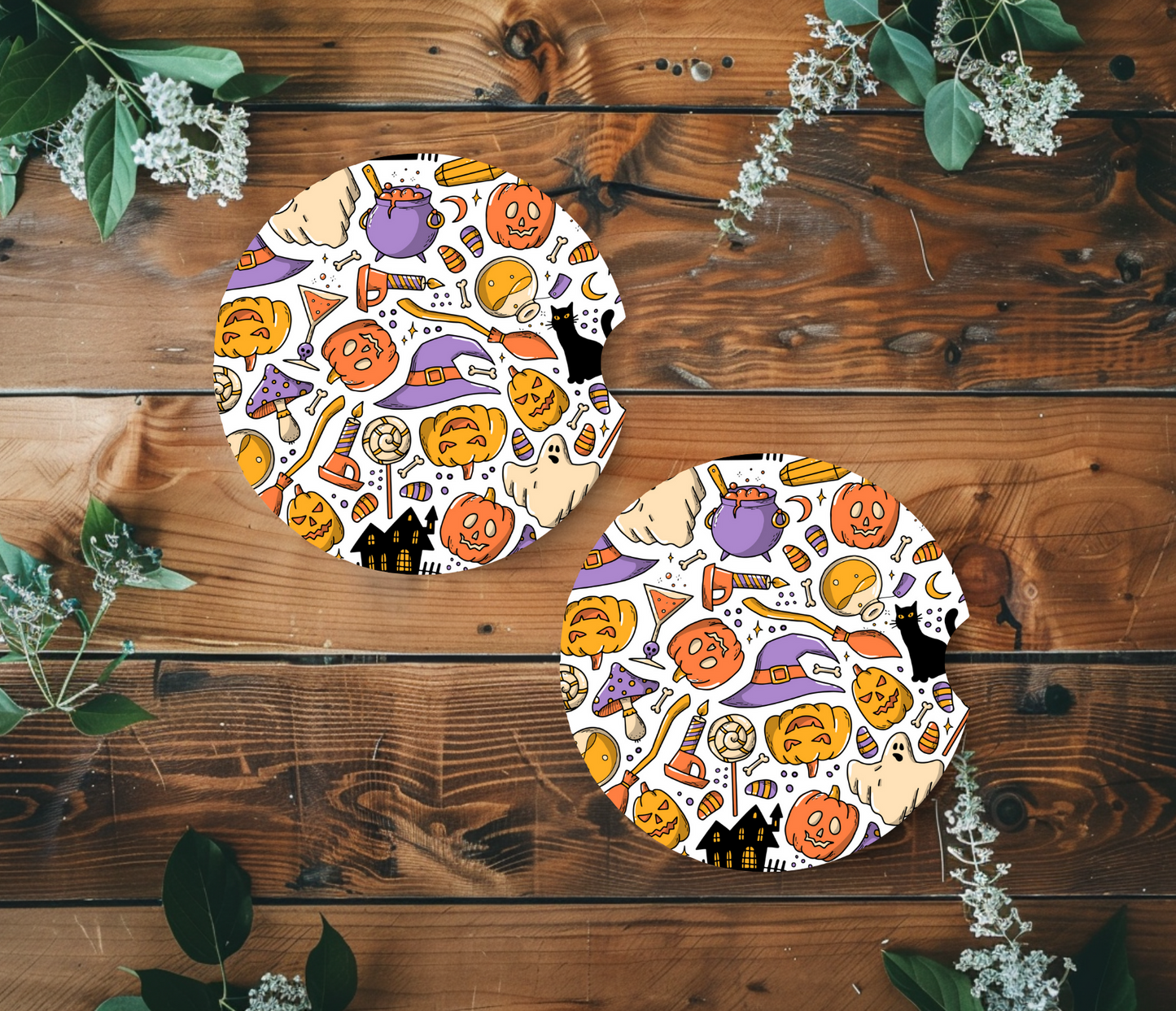 All Things Halloween - Car Coasters