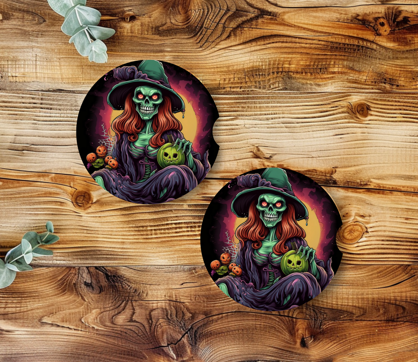 Wickedly Spooky - Car Coasters
