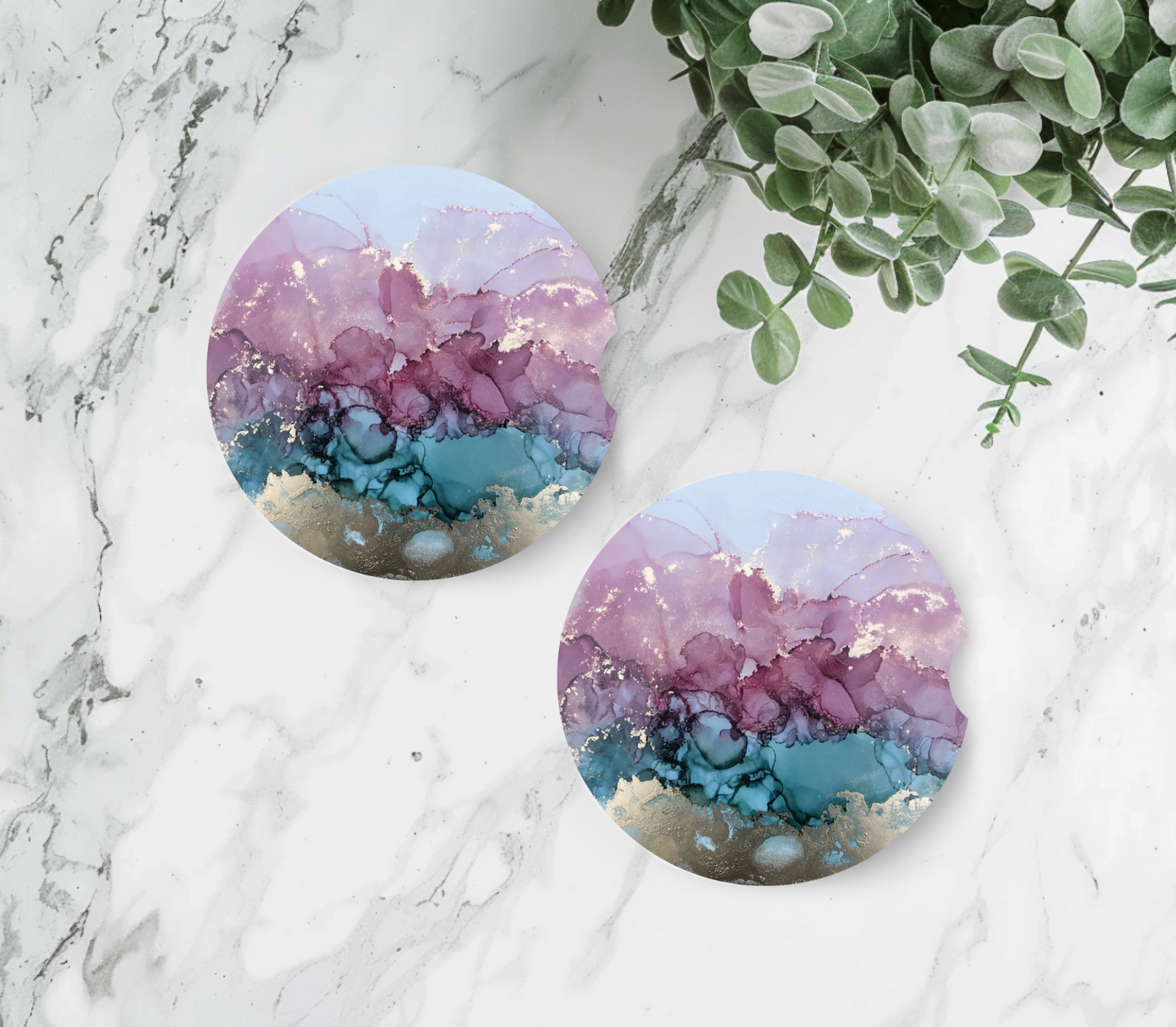 Fireworks of Color - Car Coasters