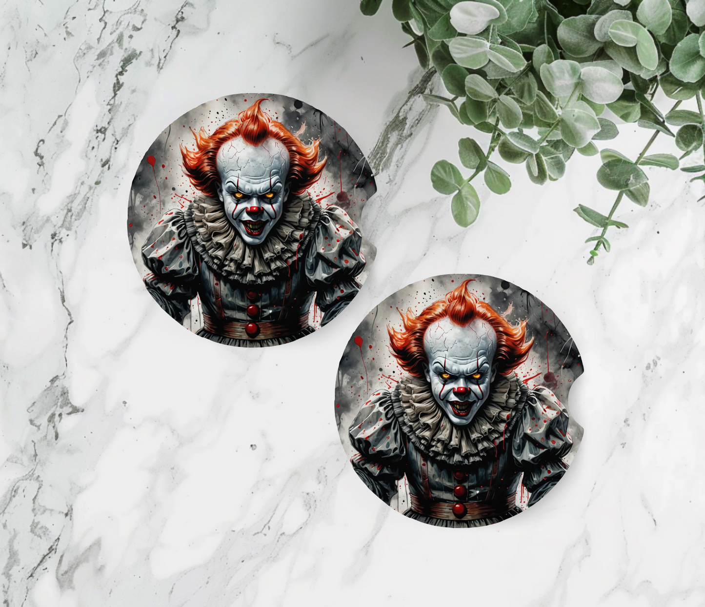 The Dancing Clown - Car Coasters