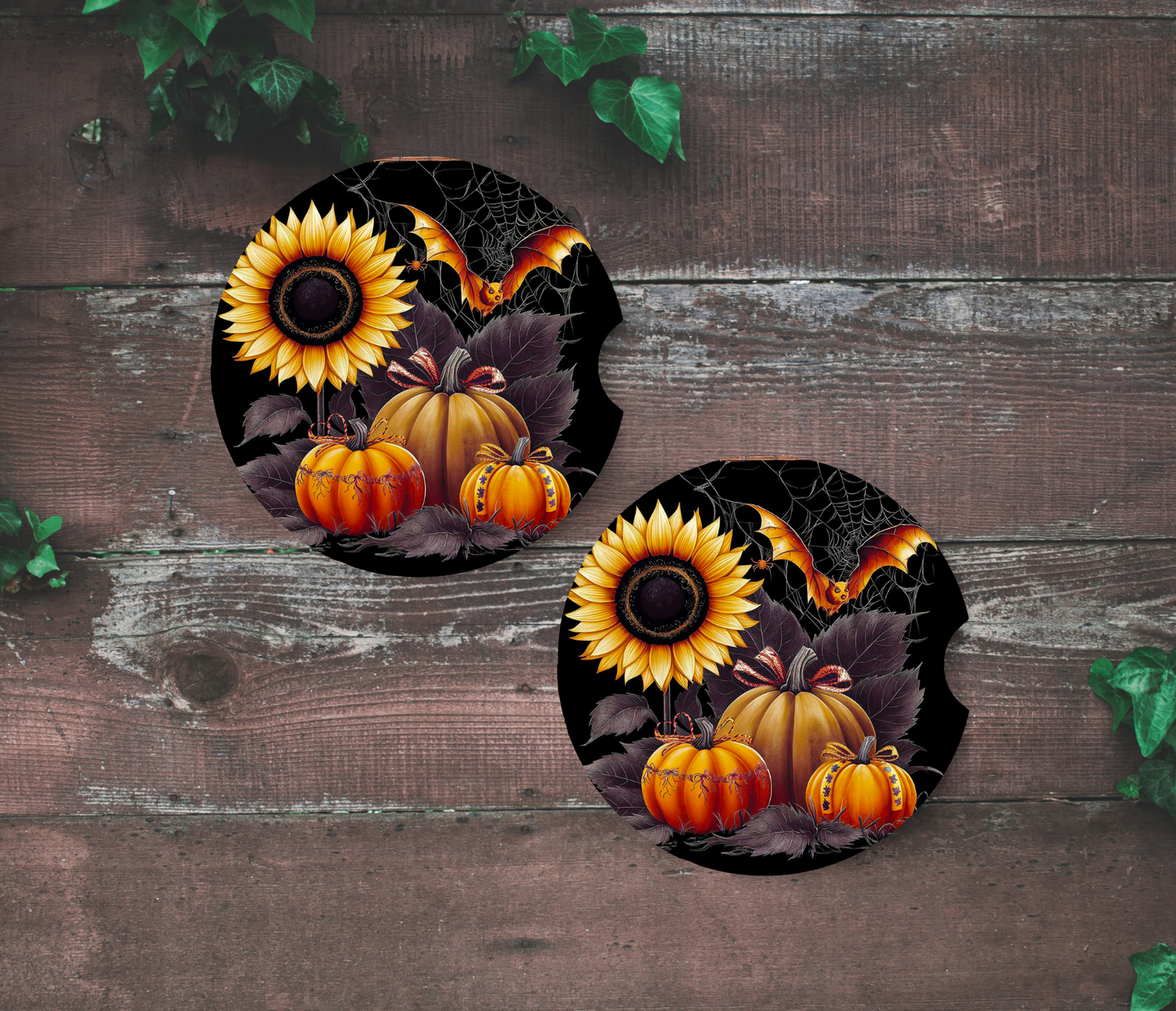 Haunted Feild - Car Coasters