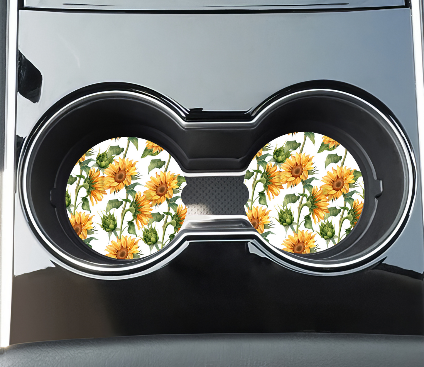 A Field of Sunflowers - Car Coasters