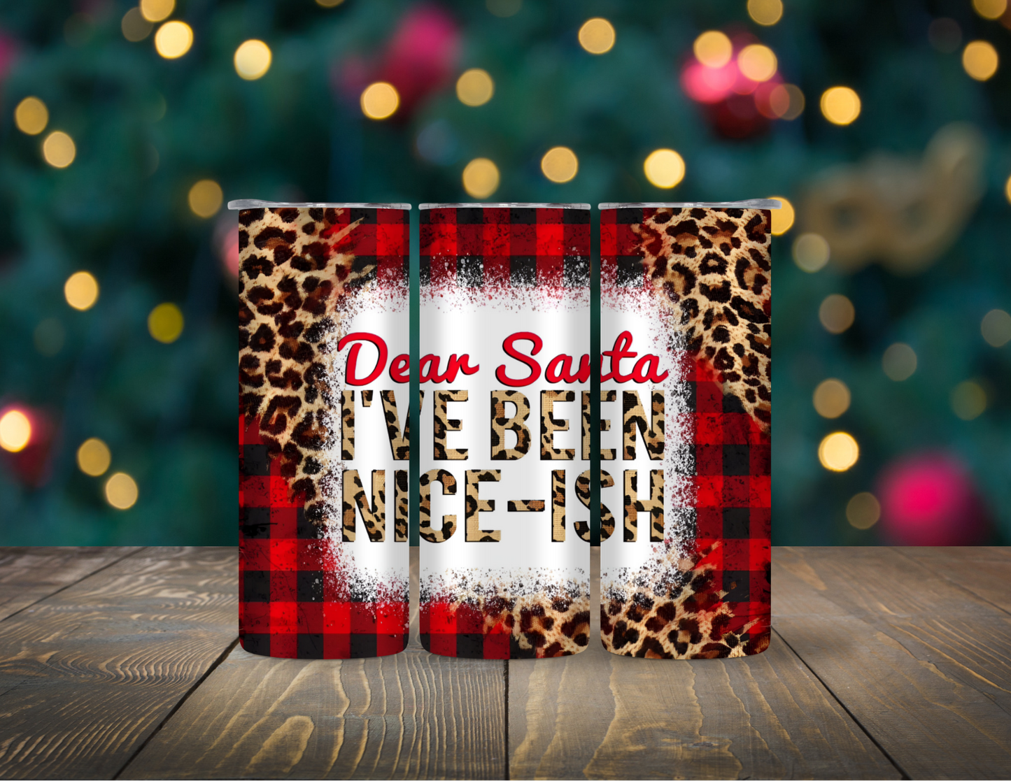 Dear Santa 20 oz. Skinny Tumbler