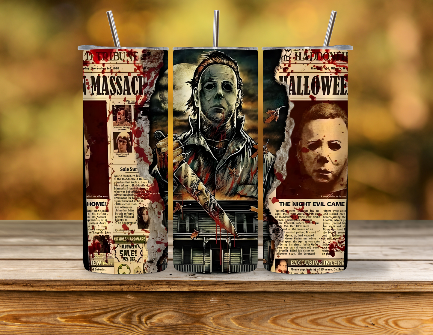Halloween 20 oz Skinny Tumbler