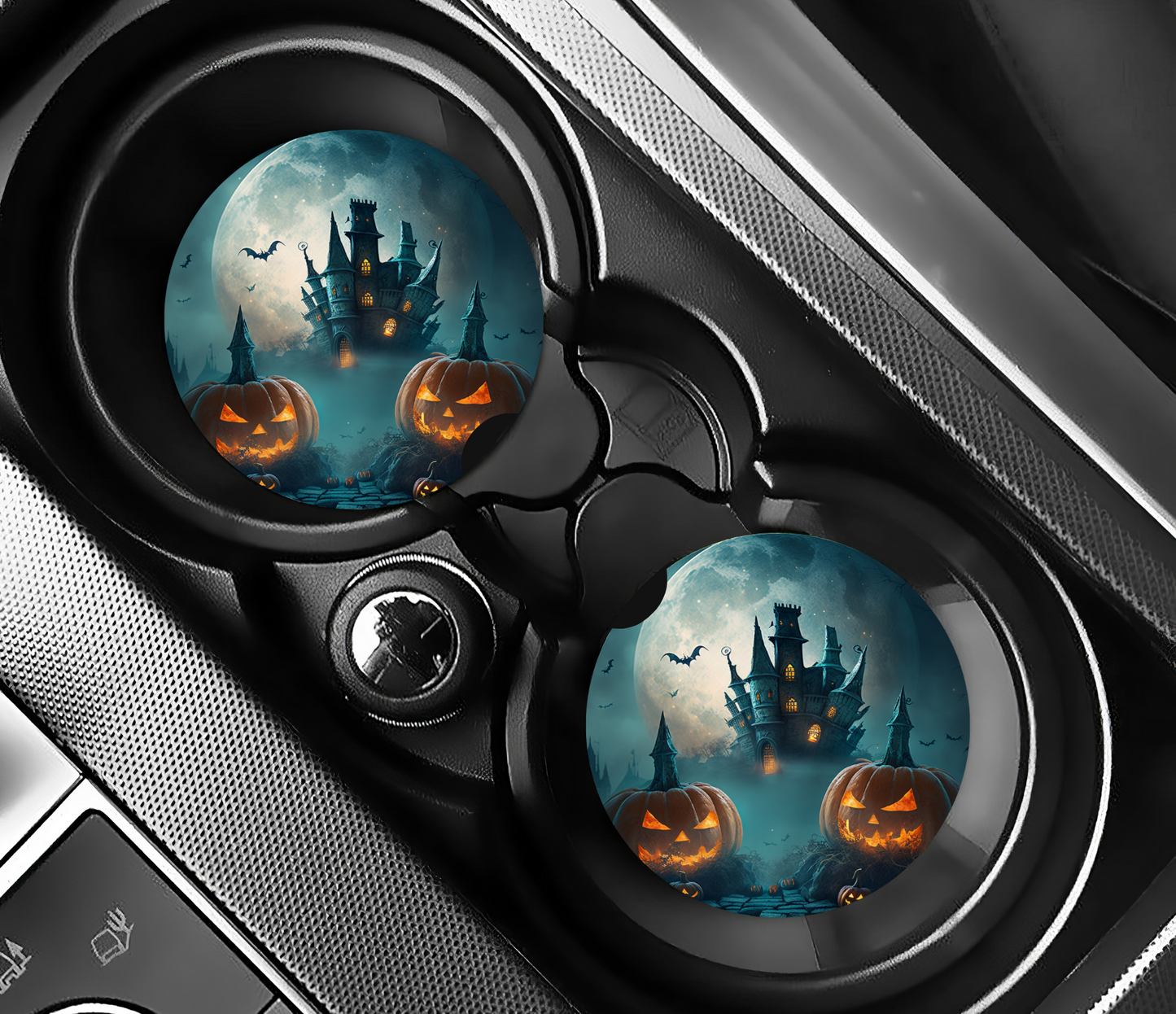 Haunted House - Car Coasters