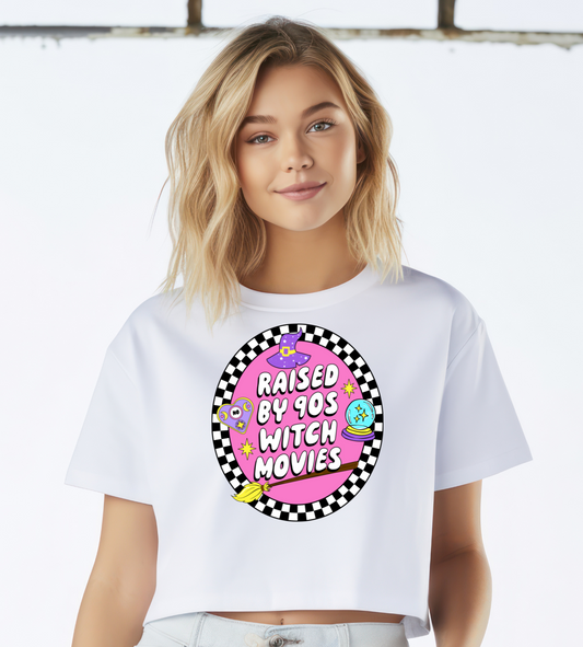 Raised By 90's Witch Crop Top