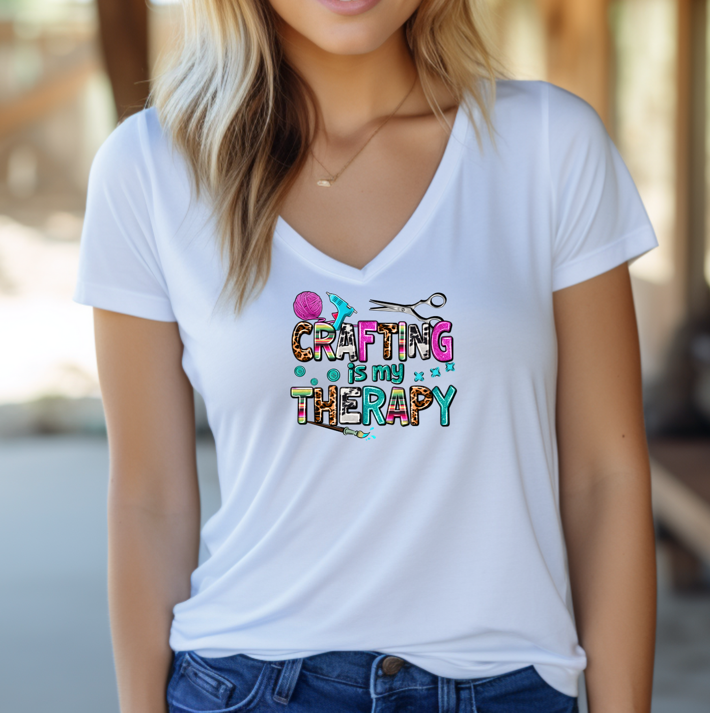 Crafting Therapy T-Shirt