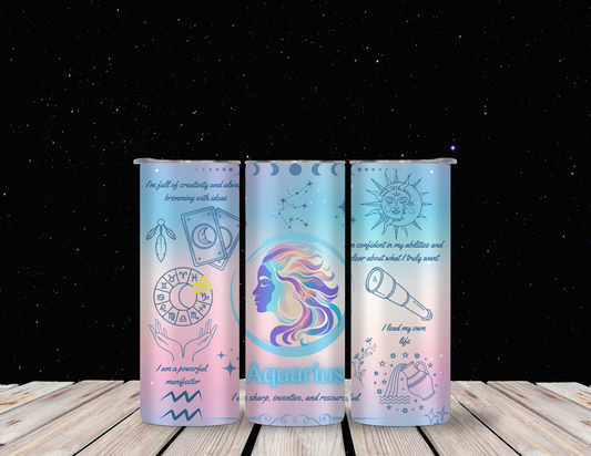 Aquarius 20oz Skinny Tumbler