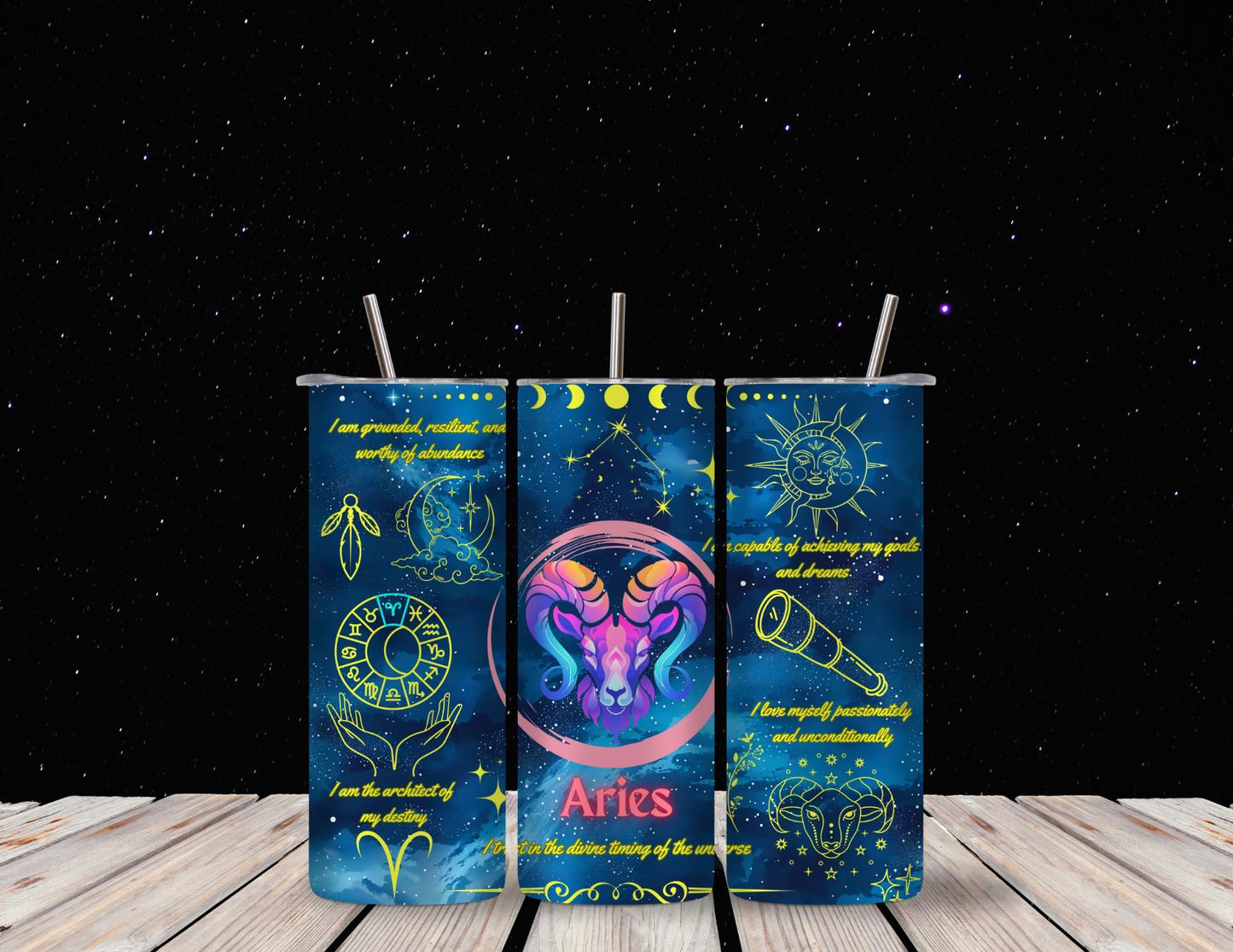 Aries 20oz Skinny Tumbler