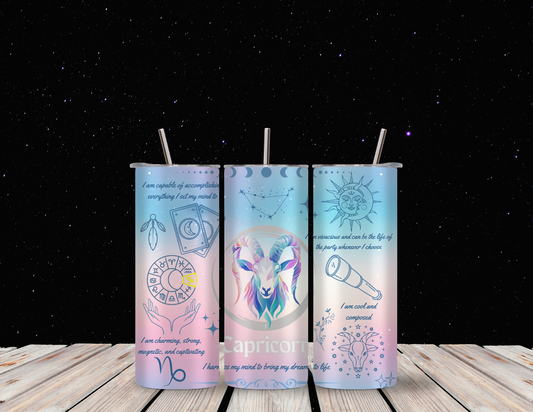 Capricorn 20oz Skinny Tumblers