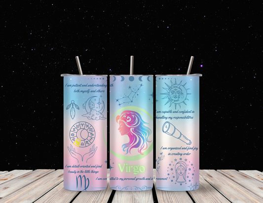 Virgo 20oz Skinny Tumbler