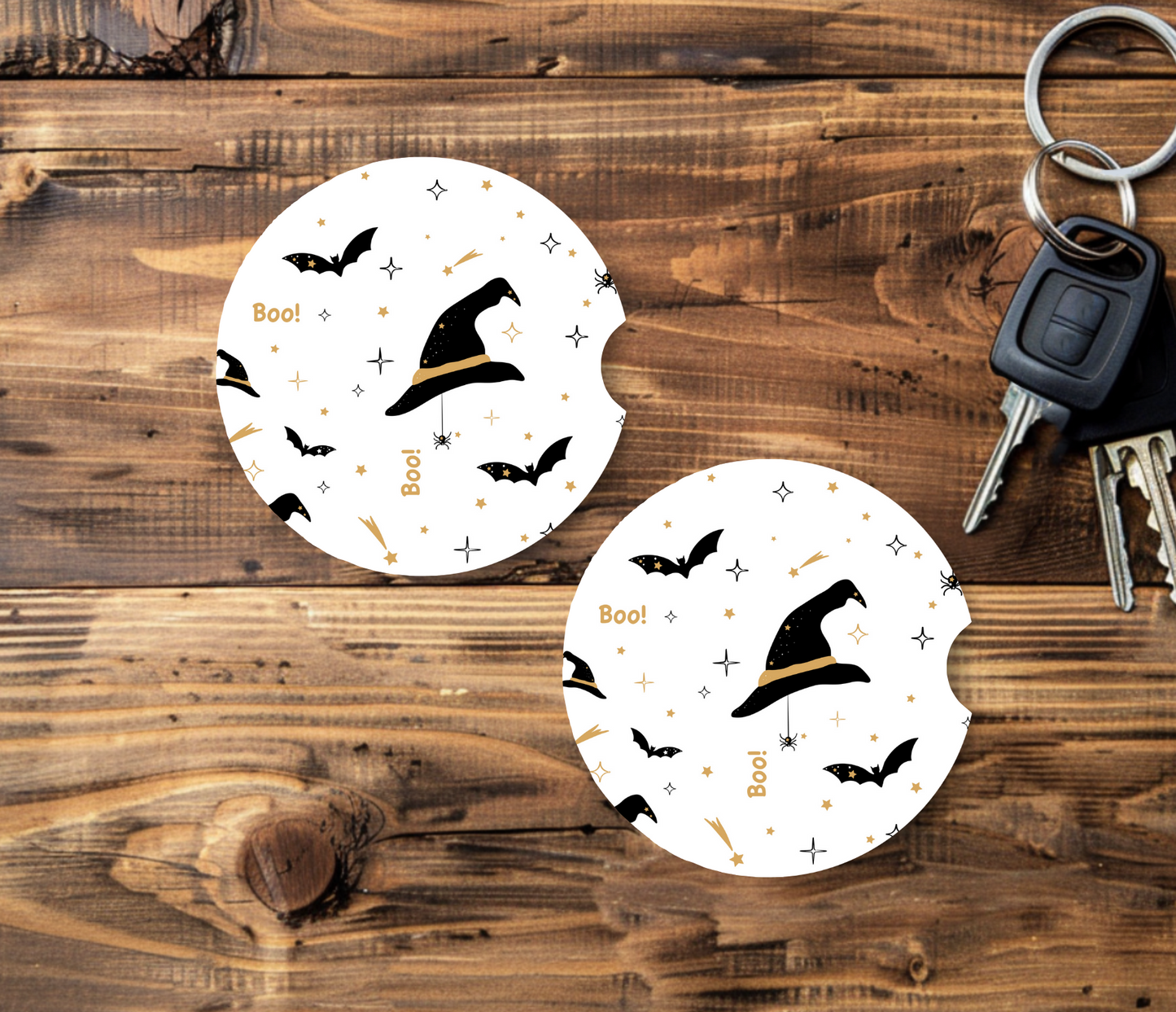 Witch - Car Coasters