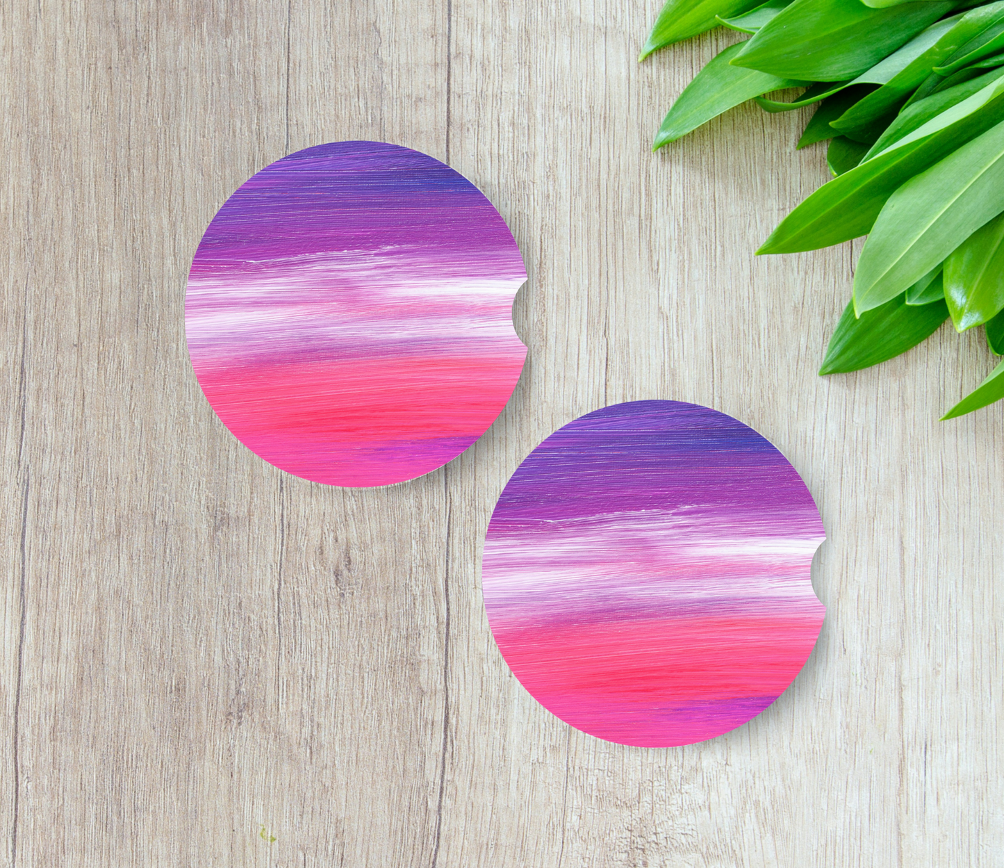 Brush Strokes - Car Coasters