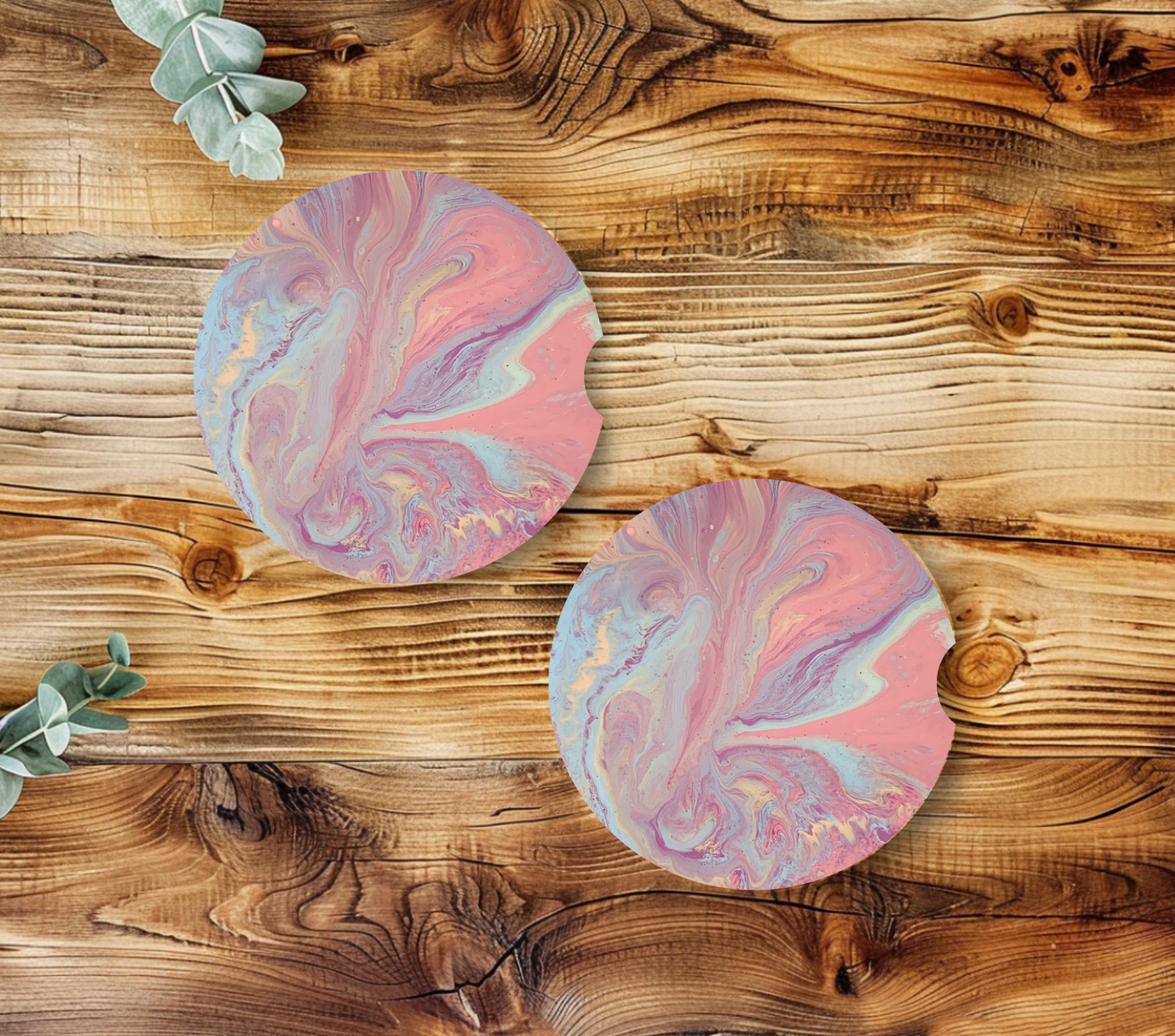 Paint Me Pastel - Car Coasters