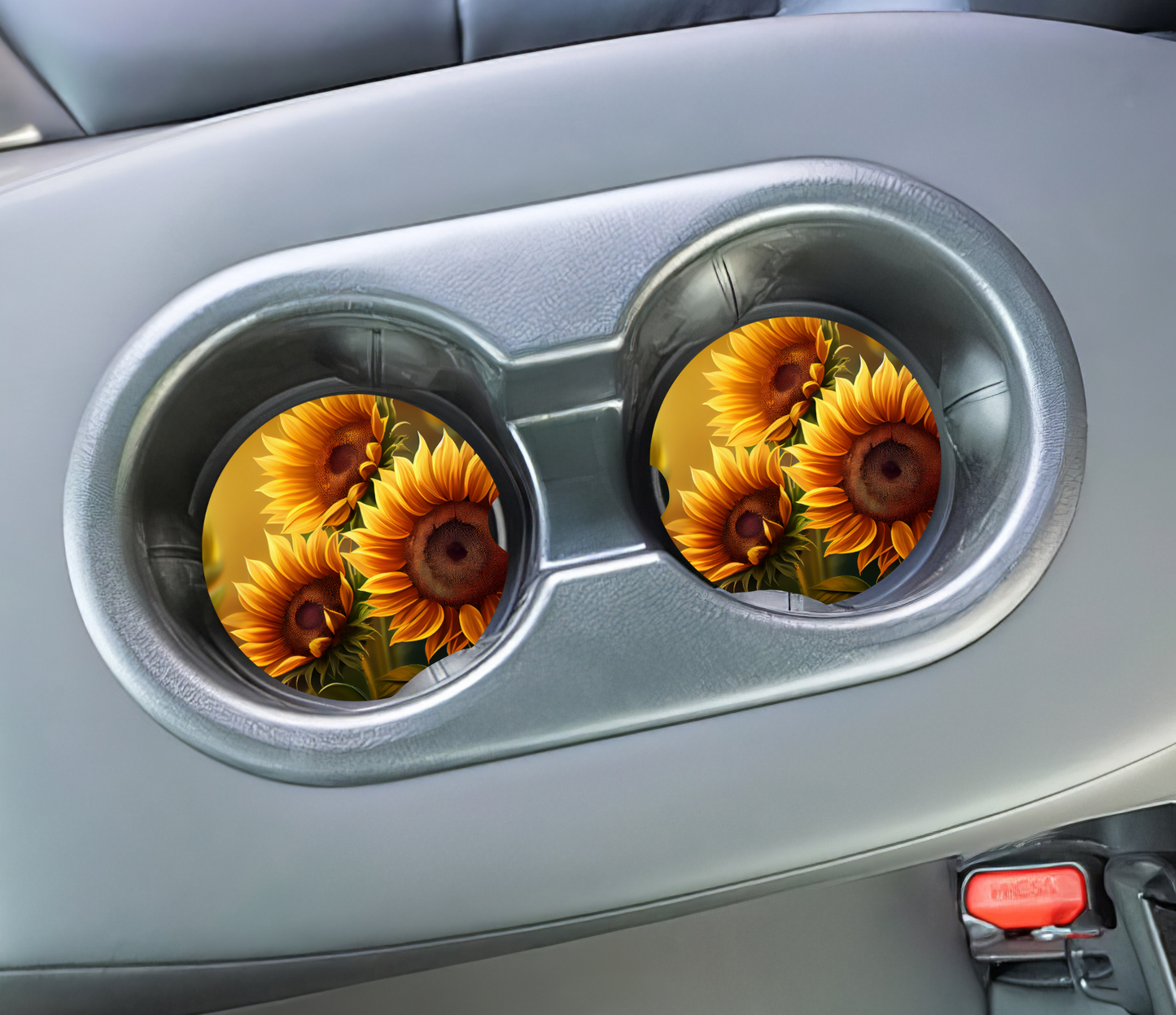 Sunshine & Sunflowers - Car Coasters