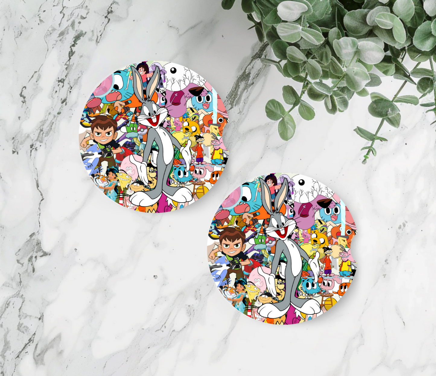 Cartoon Car Coasters