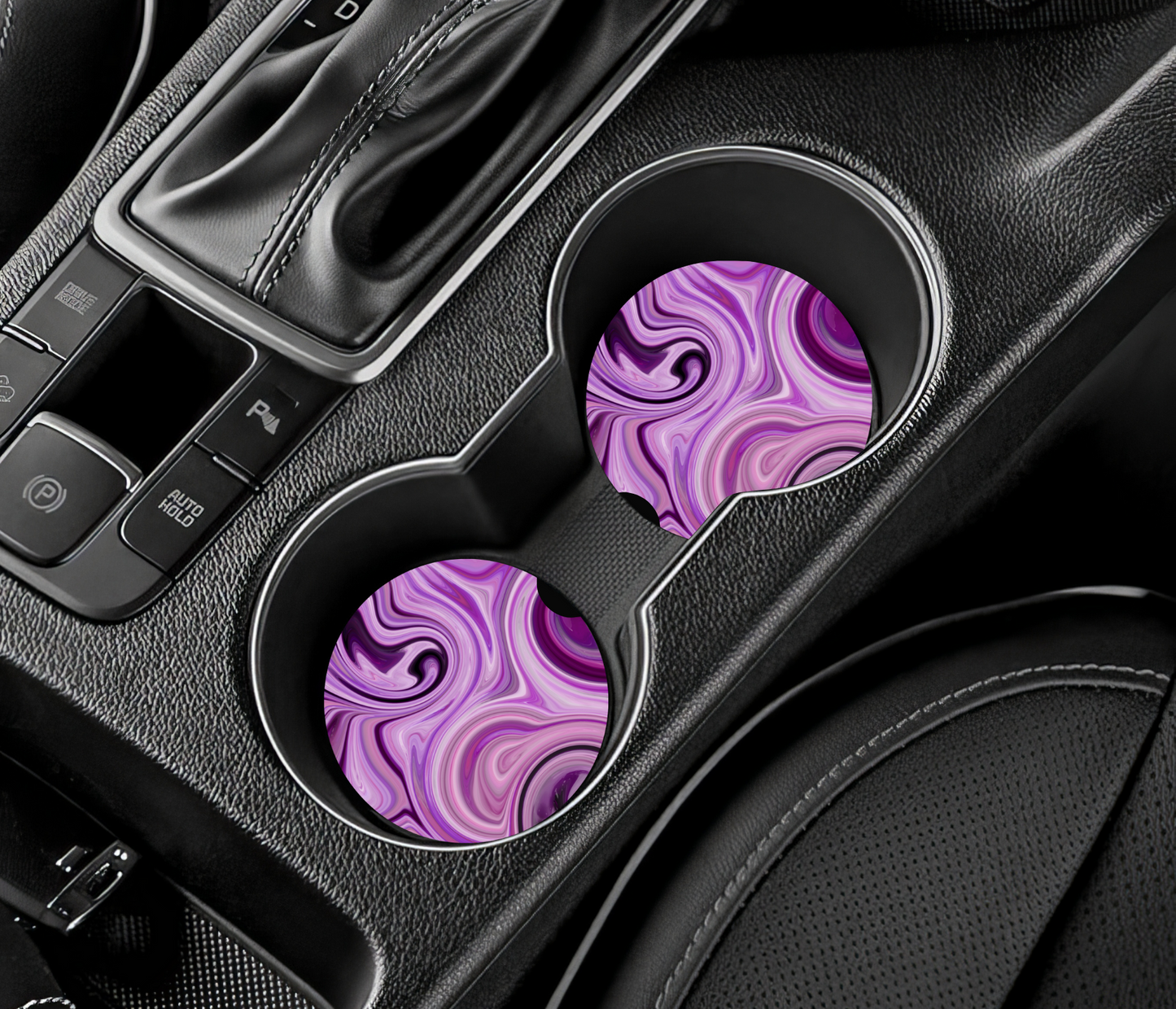 Groovy Purple - Car Coasters