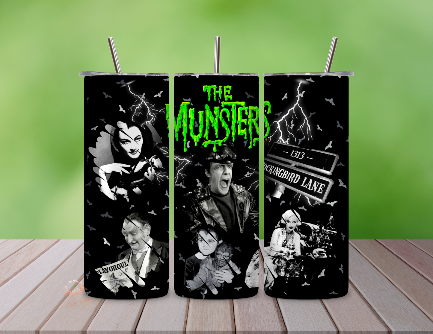 The Munsters 20 oz Skinny Tumbler