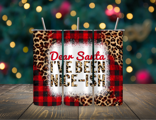 Dear Santa 20 oz. Skinny Tumbler