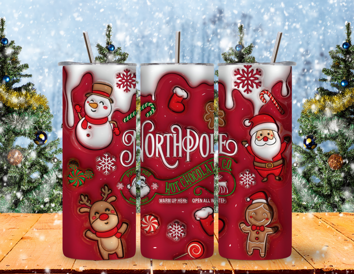 North Pole Hot Chocolate 20oz Tumbler