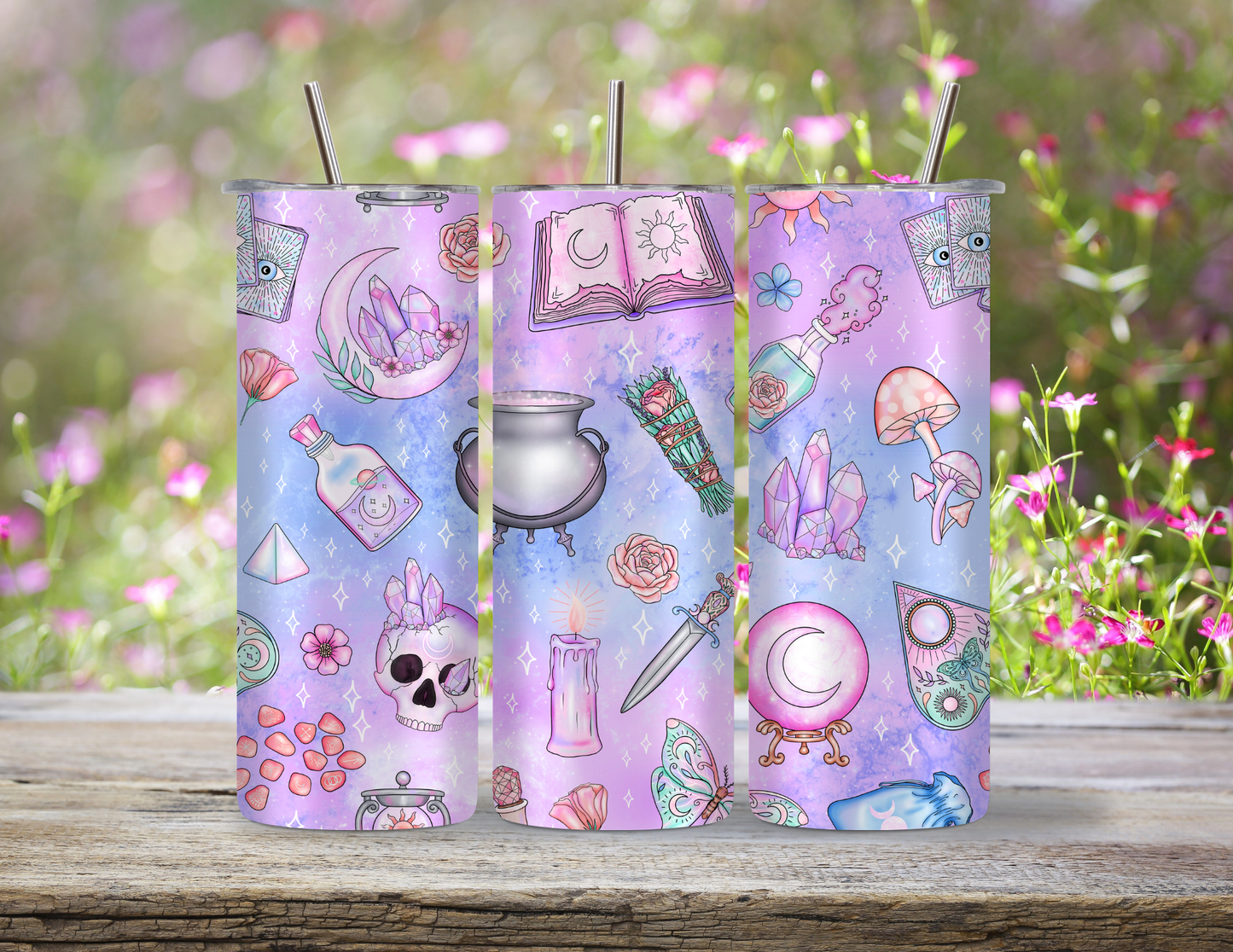 Pastel Witchy 20 oz Skinny Tumbler