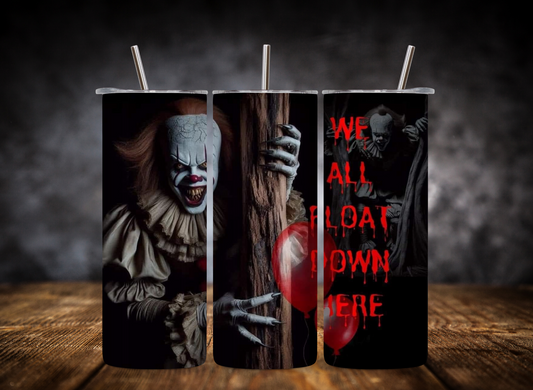 We All Float 20 oz Skinny Tumbler