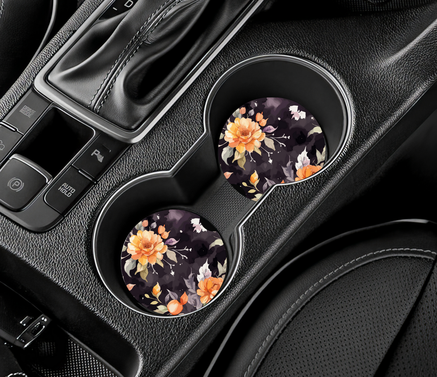 Vintage Floral - Car Coasters