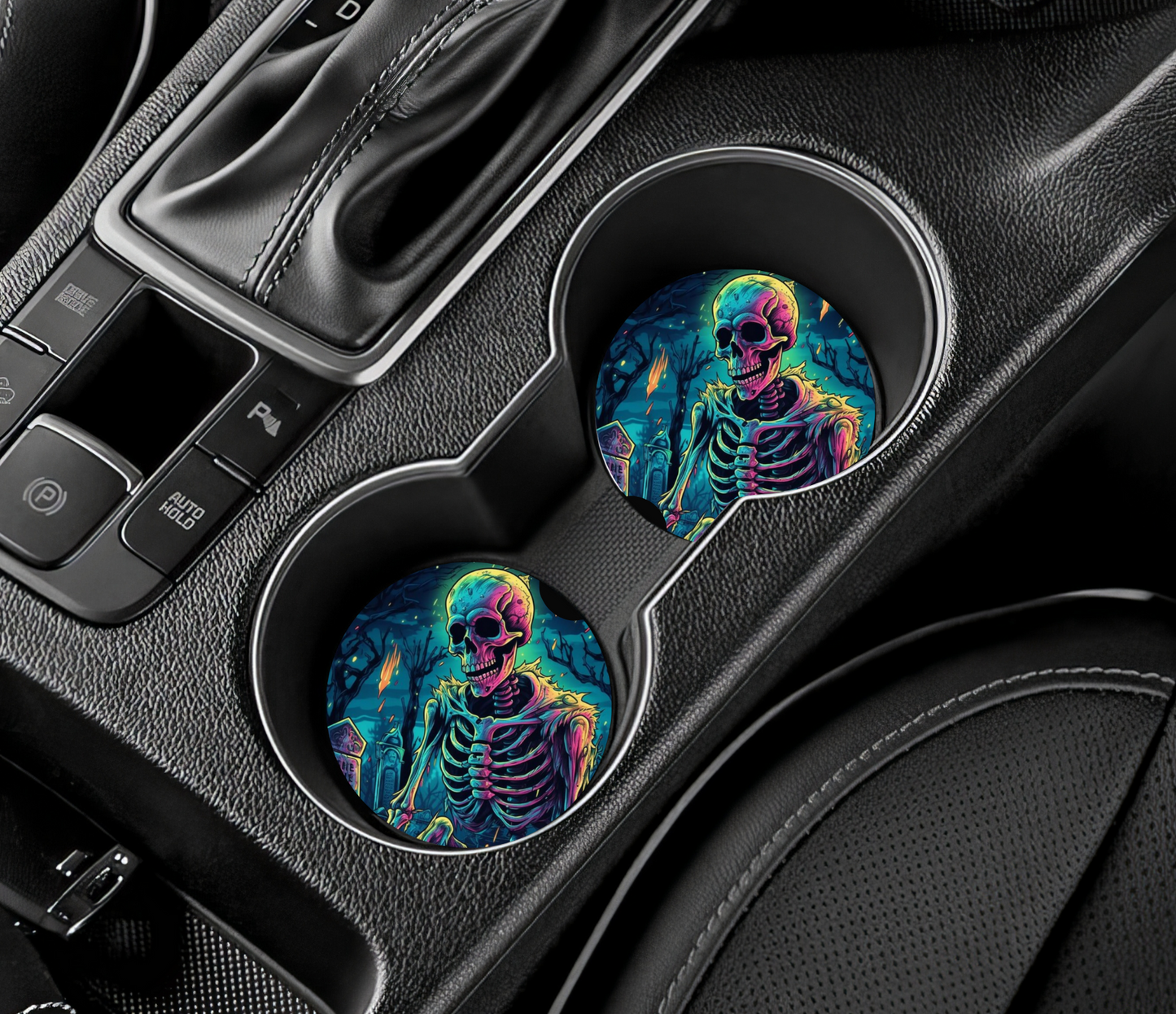 Skeleton Car Coasters