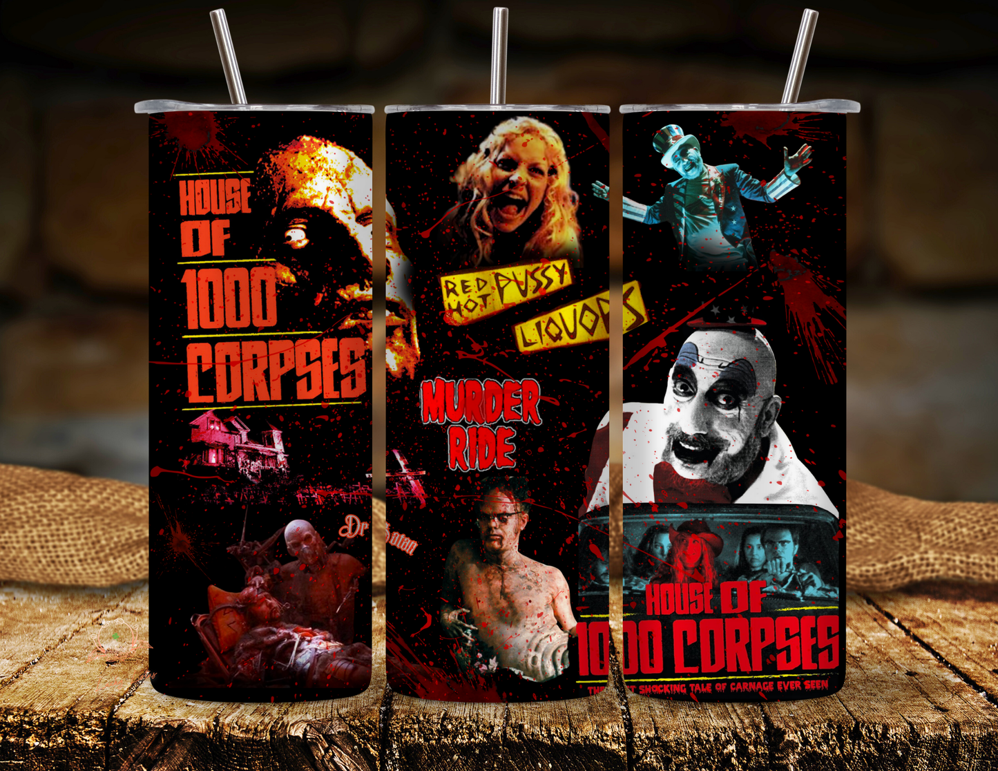 House of 1000 Corpses 20 oz Skinny Tumbler