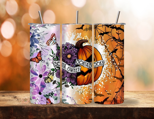 Sorta Sweet Sorta Spooky 20 oz Skinny Tumbler